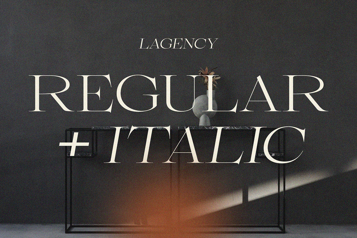 Lagency - Elegant Serif | 10 Fonts, a Serif Font by Craft Supply Co. (Photo 6 of 12)