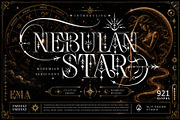 Nebulan Star Typeface, a Sans Serif Font by alit design (Thumbnail 1 of 17)