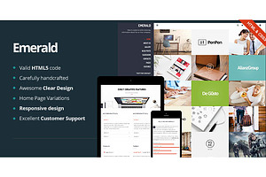 Emerald -Creative Portfolio WP Theme