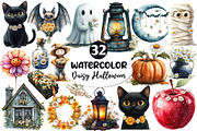 Daisy Flower & Halloween Clipart, an Illustration by Dream Creation (Thumbnail 1 of 4)