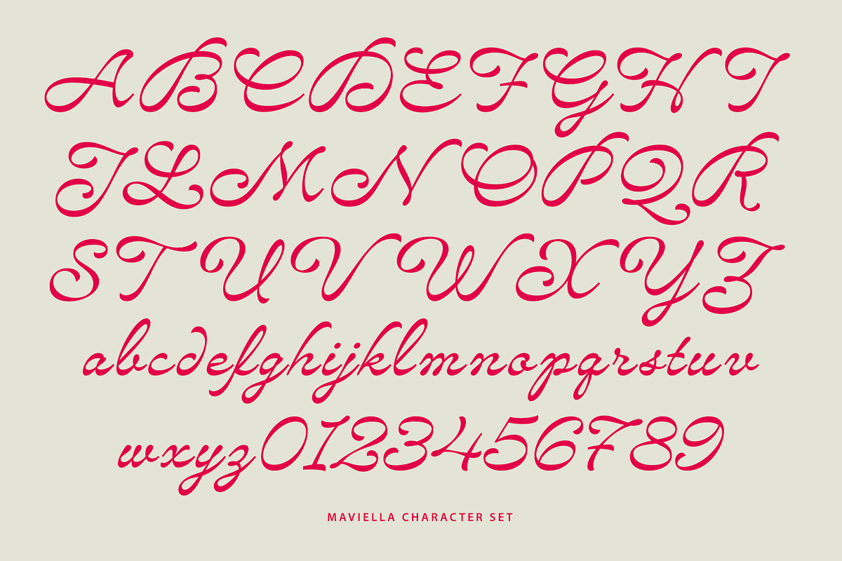 Maviella Font, a Script Font by Letteralle Studios (Photo 10 of 10)