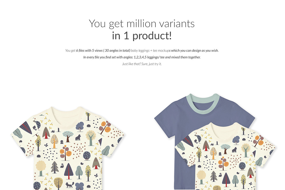 Baby Leggings 30x Mock-ups Bundle, a Bottom Mockup by Mocca Mockups Store (Photo 6 of 8)