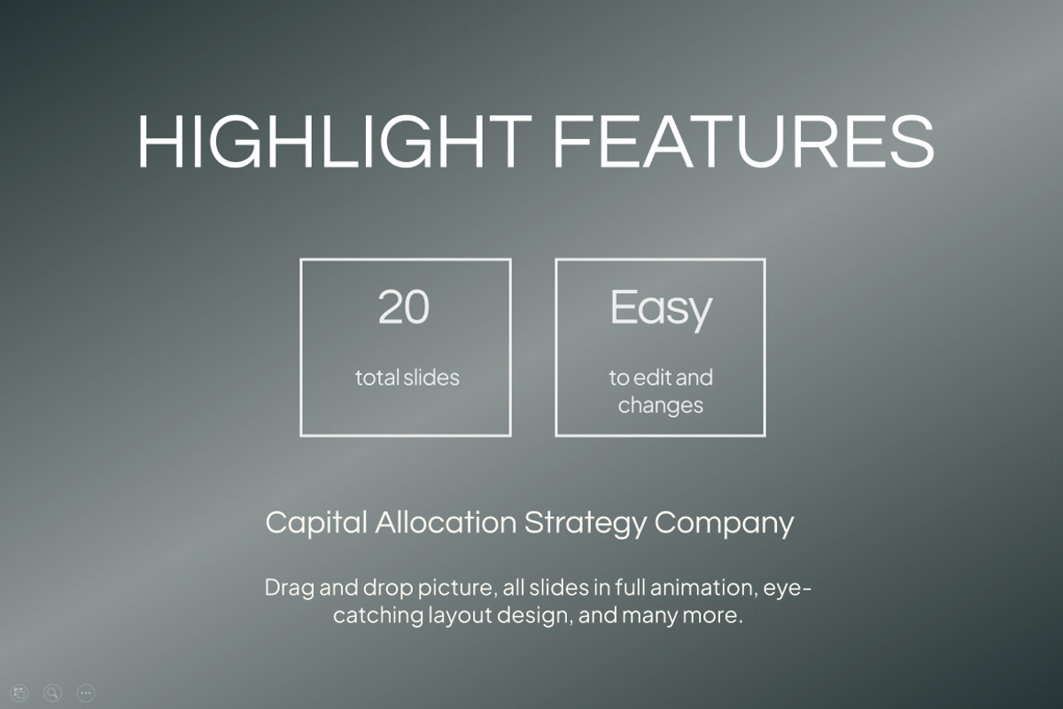Capital Allocation Strategy Keynote, a Presentation Template by Loin Studio (Photo 2 of 4)