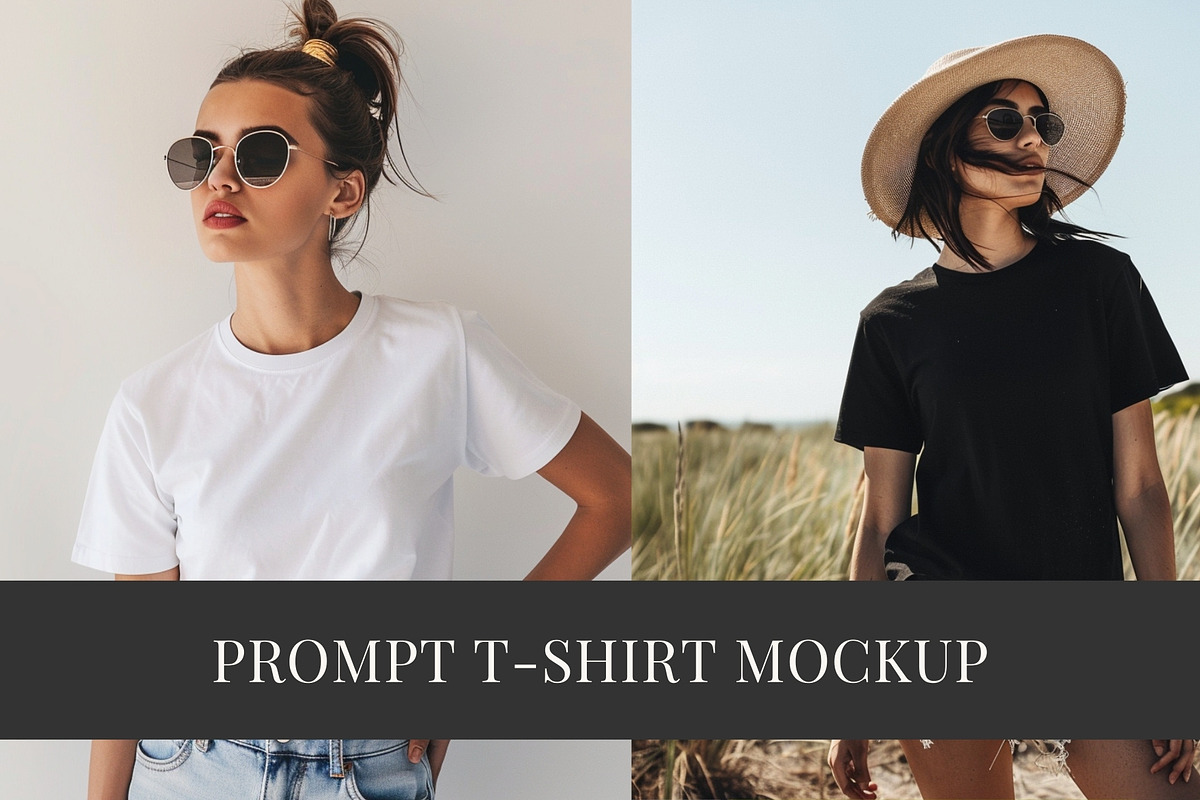 Prompt for t-shirt mockup, a Beauty & Fashion Photo by AS Studio (Photo 1 of 12)