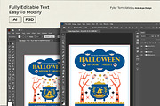 Folk Art Halloween Spooky Night, a Flyer Template by Hole Hope Design (Thumbnail 4 of 5)