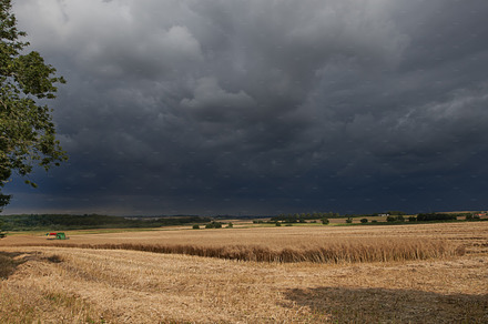 Landscape photo in the colors of autumn, a Photo by Peopleimages.com