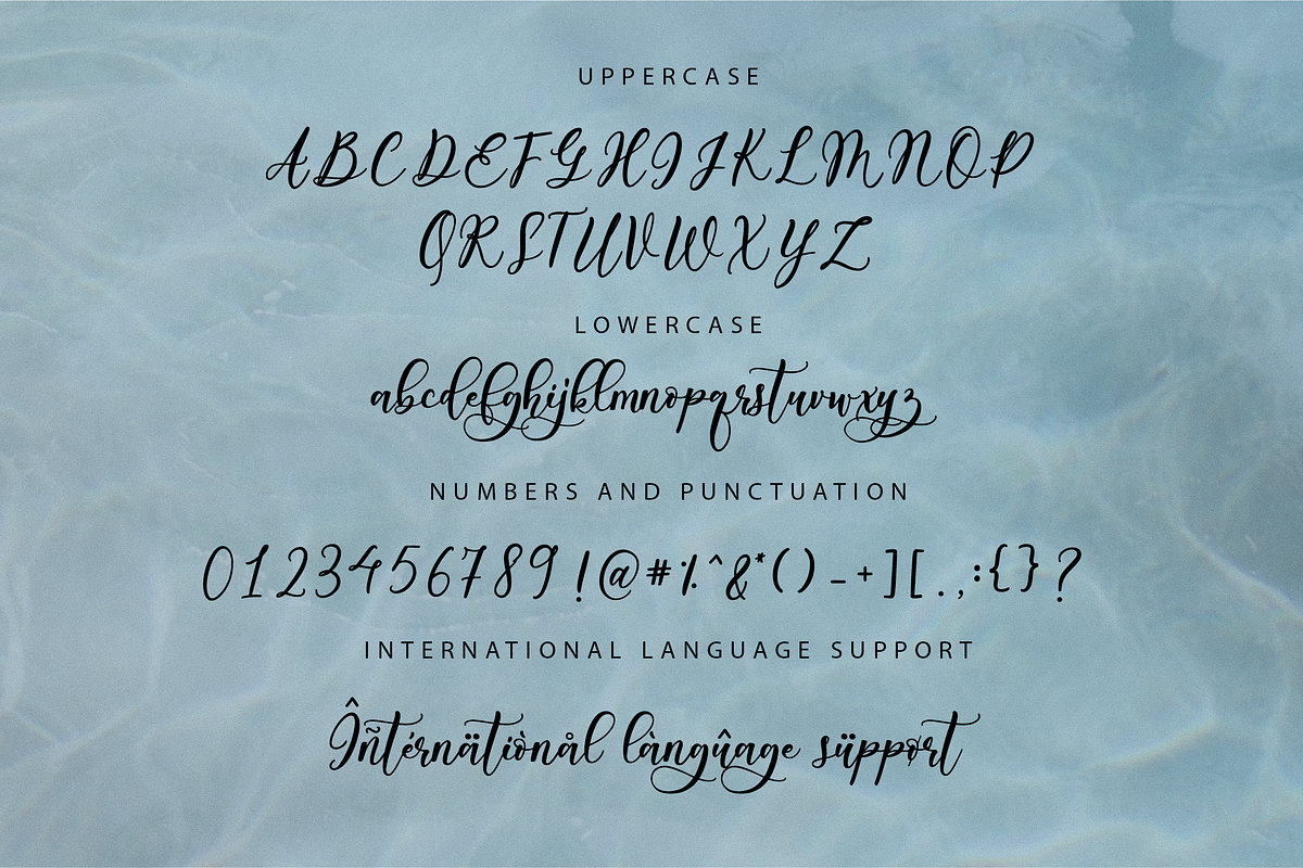 Floral Boutique Calligraphy Font preview 7
