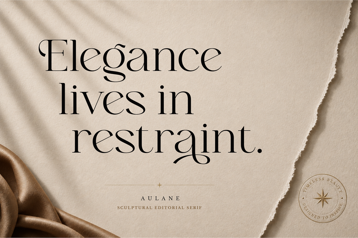 Aulane – Sculptural Editorial Serif, a Serif Font by Ghuroba Studio (Photo 7 of 11)