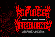 Spider Grekson - Artdeco Font, a Blackletter Font by Iqsiart Studio (Thumbnail 7 of 12)