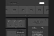 Rootline Wireframe UI Kit, a Wireframe Template by Creatoly (Thumbnail 12 of 13)