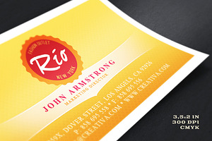 Retro Business Card Template