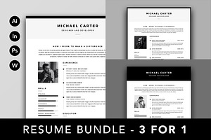 Resume Bundle - Save 60%