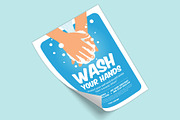 Wash Your Hands, a Flyer Template by Graphr (Thumbnail 3 of 3)