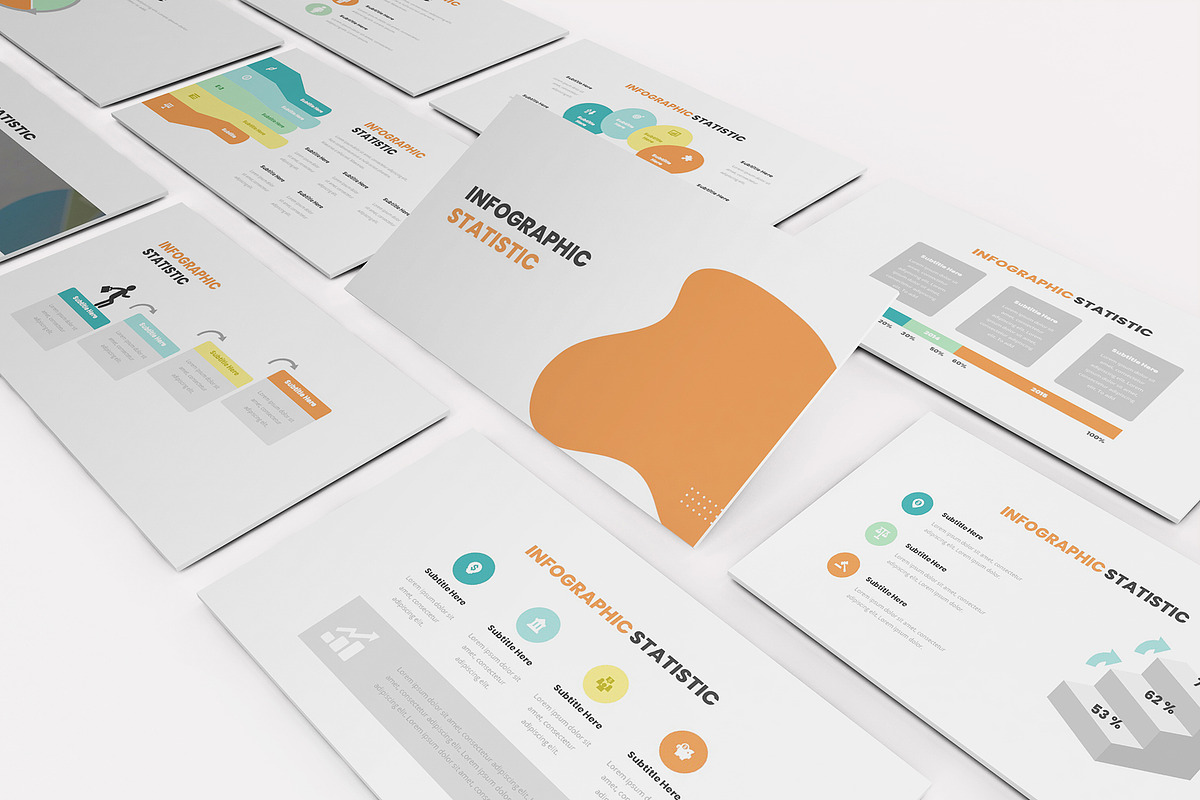 Statistic Infographic Powerpoint, a Presentation Template by Formatika ...
