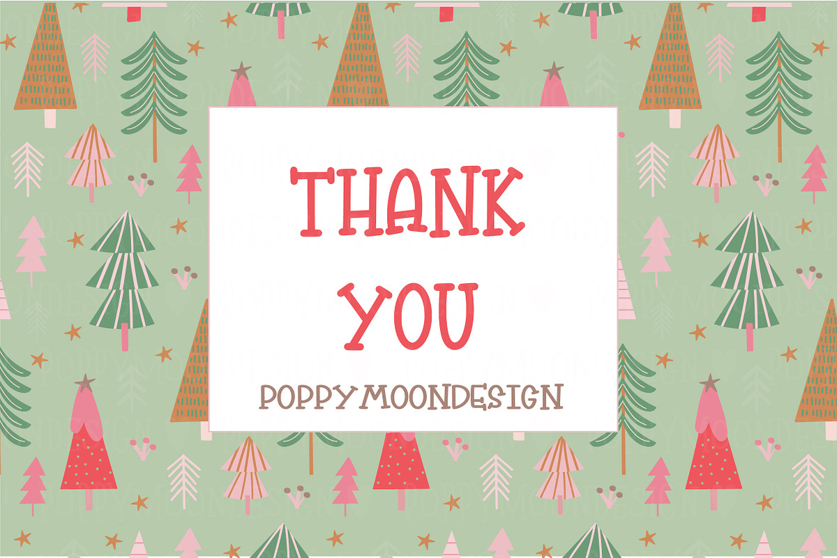 Whimsical Pink Forest set, an Illustration by Poppymoondesign (Photo 5 of 5)