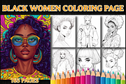 Beautiful Black Women Coloring Pages, a Brochure Template by Design Station (Thumbnail 1 of 4)