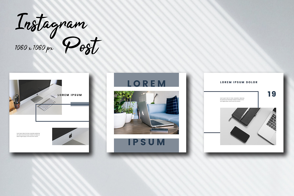 Desk Space Social Media Template, a Social Media Template by Meknya (Photo 3 of 9)