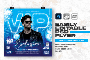 VIP Exclusive Party Flyer Design, a Flyer Template by Shajib Shikder