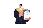 People showing documents set, a Person Illustration by PaperTrident (Thumbnail 7 of 9)