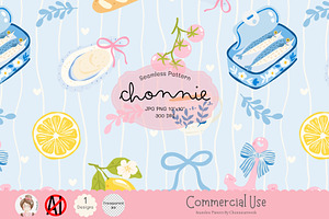 Cute Fisherman Seamless Pattern