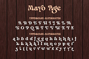 Mayo Age - Modern Vintage Serif Font, a Serif Font by Airotype (Thumbnail 12 of 13)