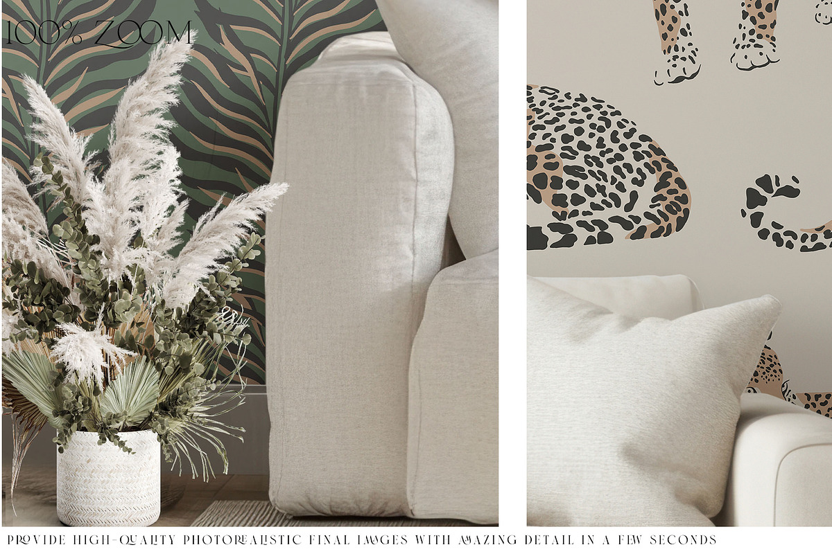 Wallpaper Mockups PSD and PNG, a Product Mockup by mock-ups (Photo 16 of 16)
