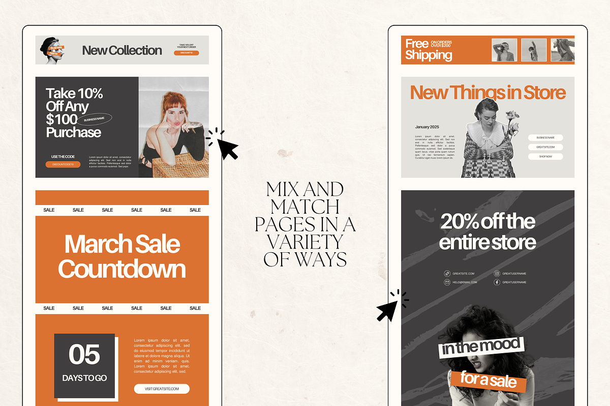Email Marketing Newsletter Template, an Email Template by Branding Babe Co. (Photo 7 of 9)