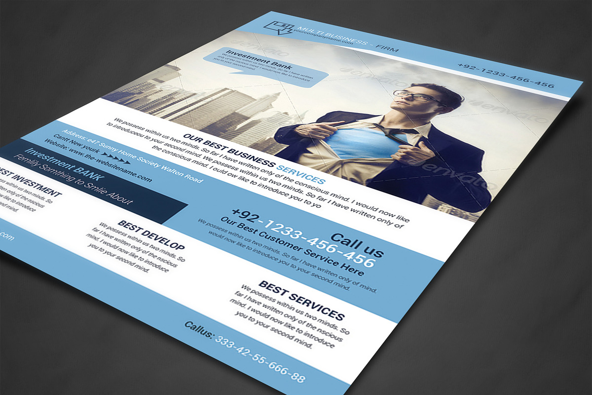 Capital Firm Business Flyer, a Flyer Template by AfzaalGraphics (Photo 2 of 4)
