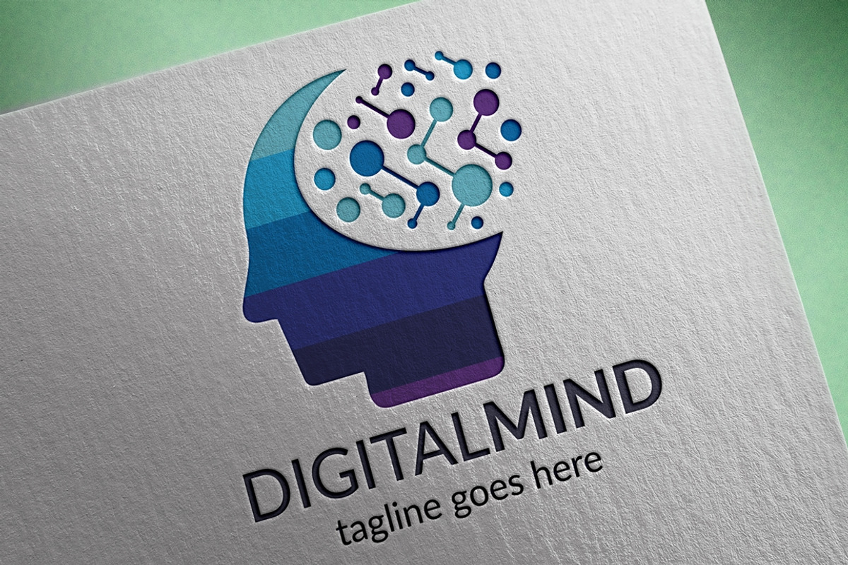 Digital Mind Logo, a Branding & Logo Template by Design_Planet ...