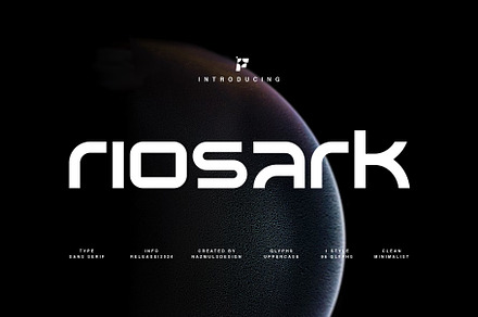 Riosark | Sans Serif Typeface, a Sans Serif Font by NazmulsDesign