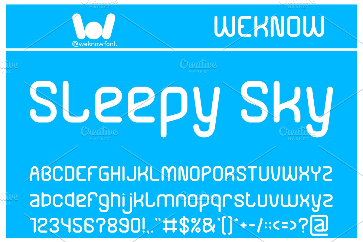 Simple and Easy font, a Sans Serif Font by weknow (Photo 5 of 8)
