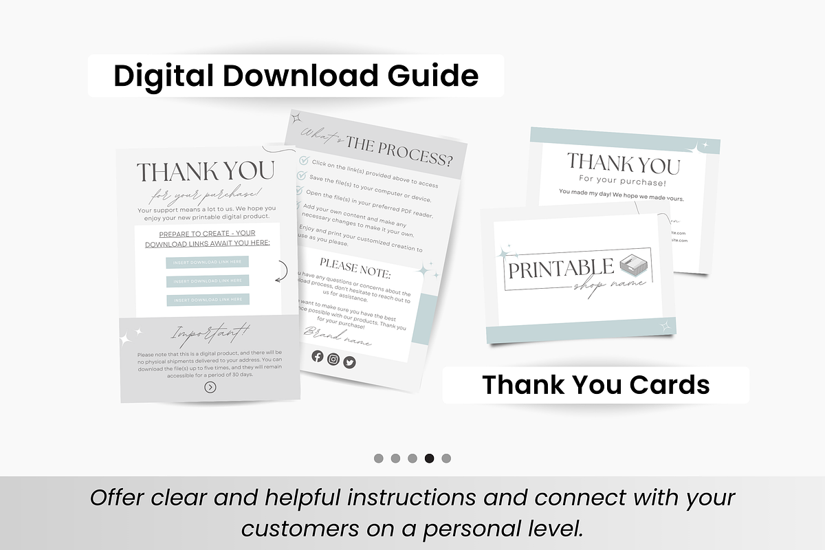 Etsy Digital Shop Templates Bundle, a Design Template by DigiPax (Photo 6 of 10)