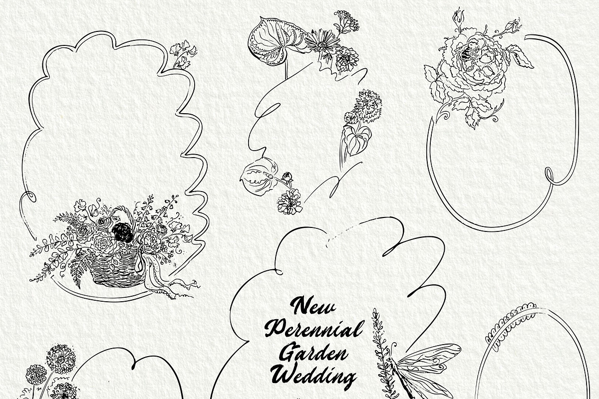 New Perennial Garden Wedding, a Decorative Illustration by divanovskaya_nv (Photo 21 of 27)