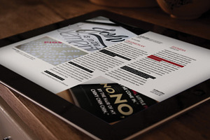 Ipad Magazine Template