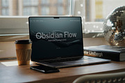 Obsidian Flow - Animated Backgrounds, a Texture Graphic by Mio Buono (Thumbnail 4 of 7)