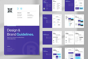 Brand Guideline Template, a Brochure Template by Spark_Creative