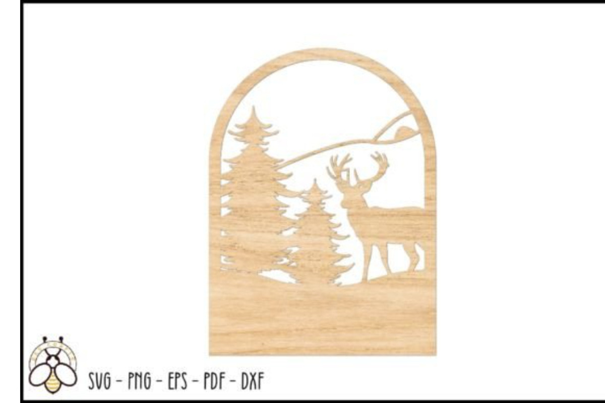 Laser Cut Christmas Cards, an Object Graphic by BeeCraftR (Photo 4 of 13)