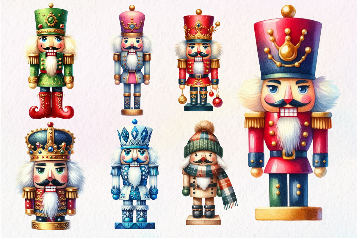 Christmas Nutcracker Clipart, an Illustration by Dream Creation (Photo 5 of 6)