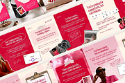 Pink & Red Carousel IG Templates, a Social Media Template by JOA CREATIVE LAB (Thumbnail 3 of 9)
