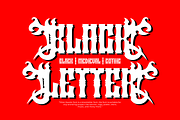 Glien Swoler - Blackletter Font, a Blackletter Font by Iqsiart Studio (Thumbnail 3 of 8)