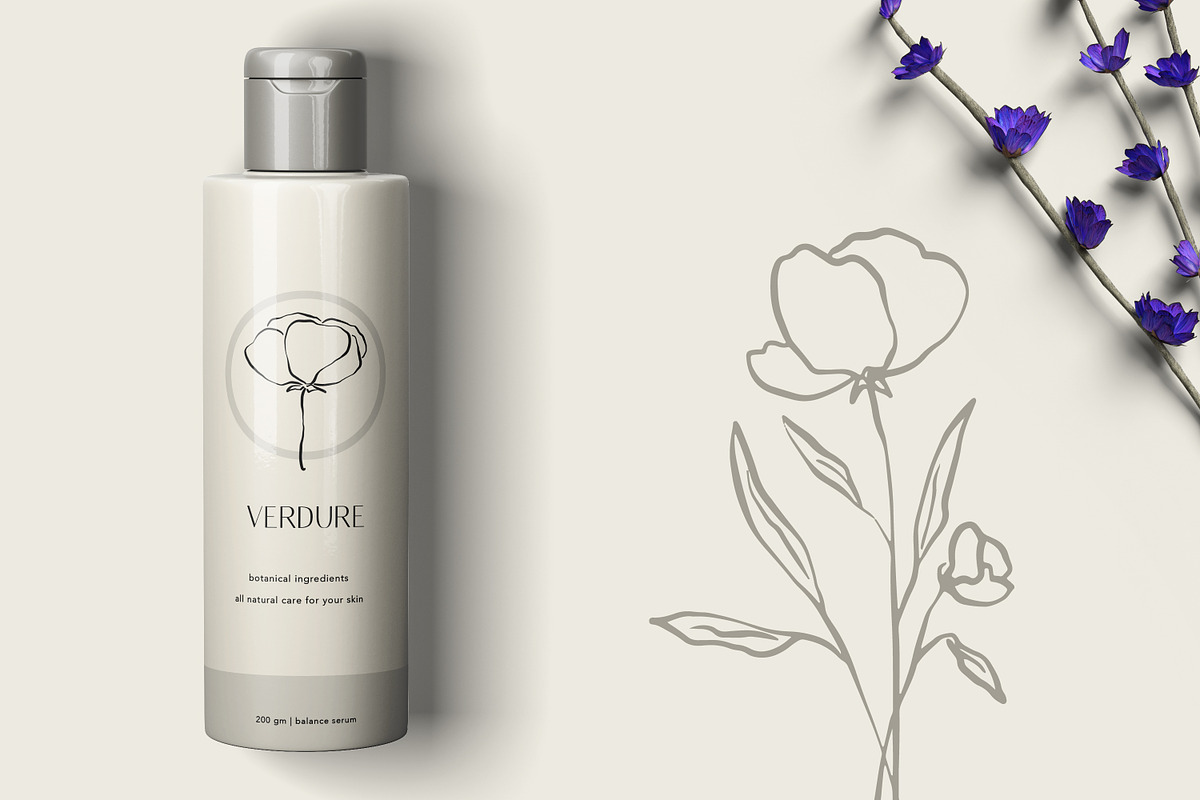 Botanical Line Art Logo, an Illustration by Backyard Rose (Photo 11 of 12)