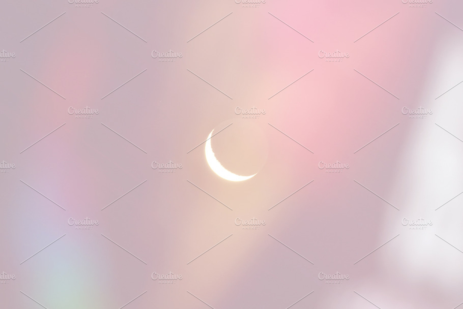 Crescent Moon Stock Photograph, a Photo by Dee Andreoli Photography