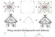 Tribal Vector Clipart. Boho set, a Decorative Illustration by Live line (Thumbnail 3 of 14)