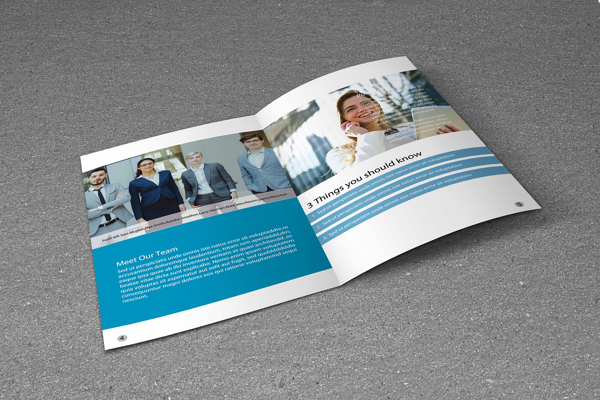 Corporate Bifold Brochure 8 Pages, a Brochure Template by retrographix (Photo 4 of 4)