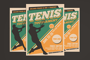 Tennis Tournament Vintage Style