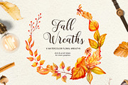 Fall in Love - Watercolor clipart, a Decorative Illustration by Astarte_design (Thumbnail 8 of 12)