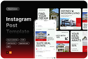 Real Estate Instagram Post, a Social Media Template by Annora Studio (Thumbnail 1 of 3)