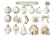 Neutral Winter Clipart Collection, an Illustration by TatiMockup (Thumbnail 3 of 5)