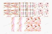 Coquette Autumn Digital Papers, a Pattern Graphic by GlamArtZhanna (Thumbnail 3 of 4)