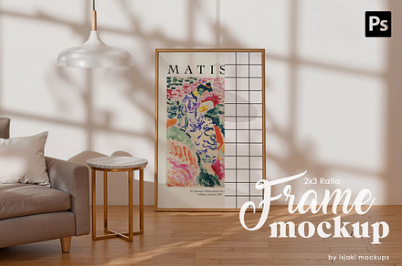 Minimalist Frame Mockup | 2x3 Ratio